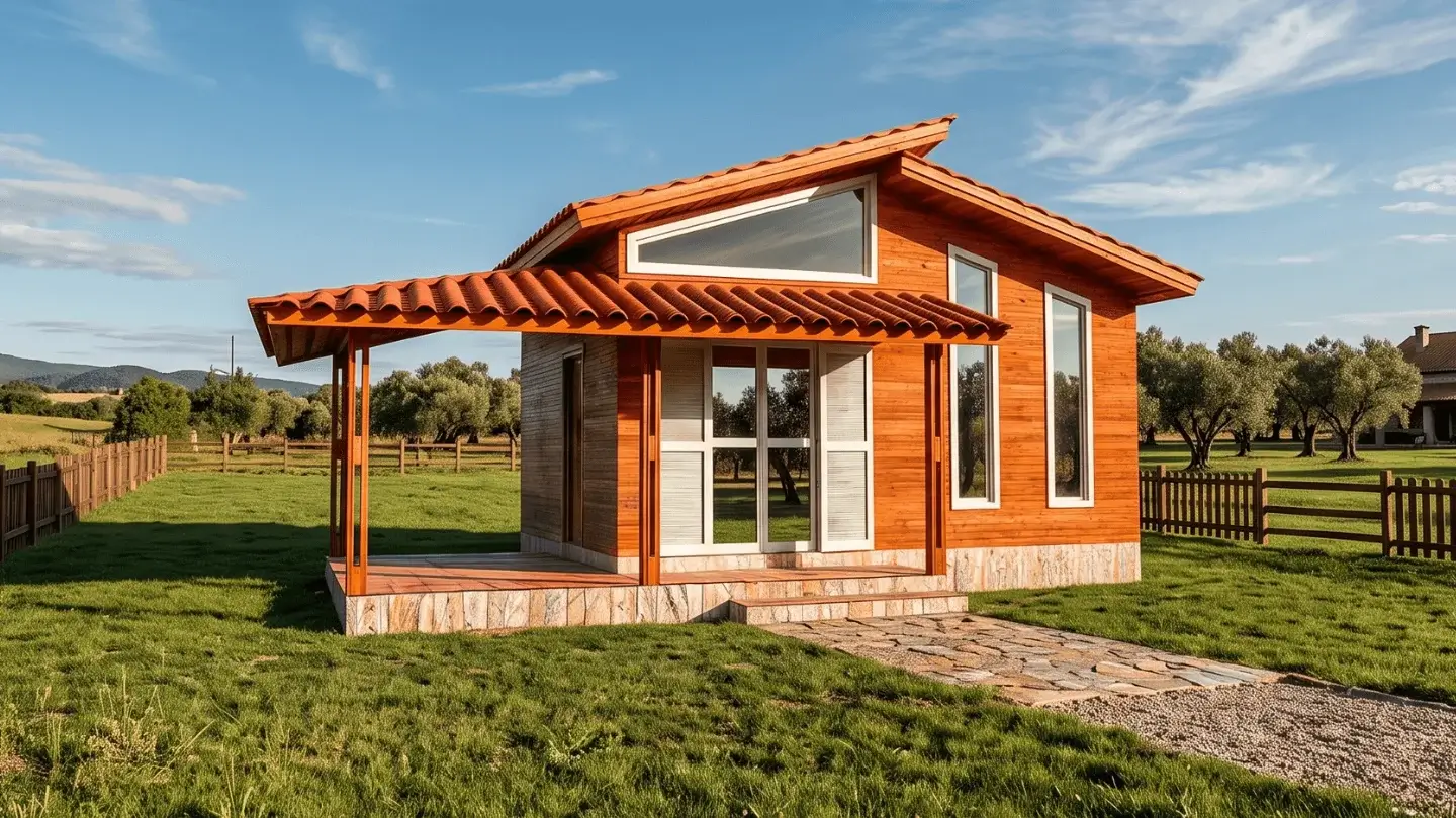 Casa de madeira nobre Confiancce entregue